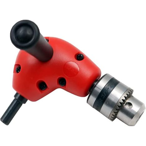 1-10 mm 90 degrés Tige ronde à angle droit Adaptateur de mandrin en métal massif avec tige de 9,5 mm (1/5)
