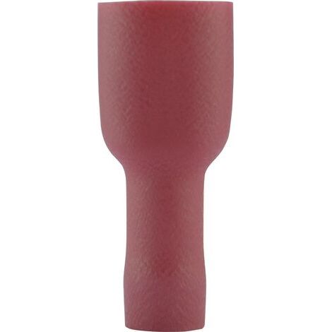 Cosse clip 6.3 mm x 0.8 mm Vogt Verbindungstechnik 3944S 180 ° entièrement isolé rouge 1 pc(s) D25101 (1/4)