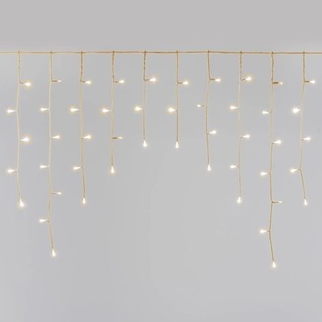 Tenda luminosa natalizia lotti 186 led bianco caldo mt.4 (1/5)