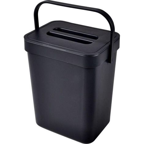 Poubelle - compost de cuisine anthracite 5L accrochable (1/3)