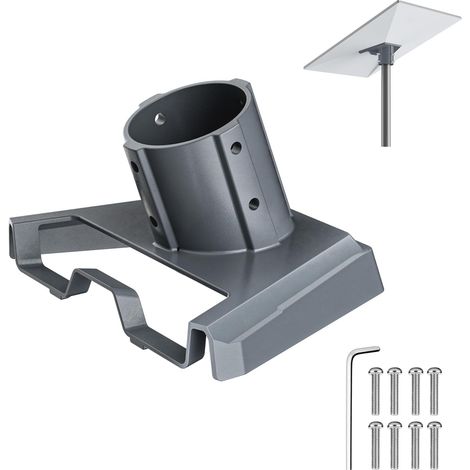 Adaptateur de roue amélioré – Convient pour les barres de 1"-2", alliage d'aluminium avec fixation à 8 vis, inclinable pour un alignement optimal, revêtu par pulvérisation (1/5)
