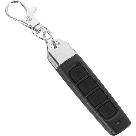Télécommande à 4 boutons pour ouvre-porte de garage 433 MHz-Black (1/2)