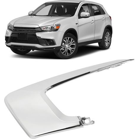 Enjoliveur chromé du pare-chocs avant pour Mitsubishi Outlander Sport 2016-2019 (gauche : 6407A169) (1/5)