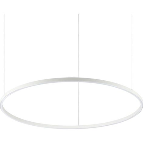 Sospensione Moderna Oracle Alluminio-Materie Plastiche Bianco Led 43W K Luce