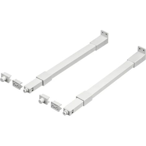 COPPPIA RINGHIERE HAFELE PER CASSETTO BIANCHE Lunghezza: 500 mm