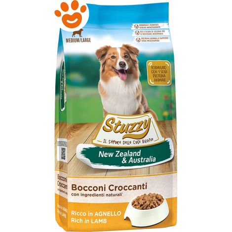 Stuzzy Dog Adult New Zealand & Australian Medium & Large Agnello - Sacco 12 Kg -