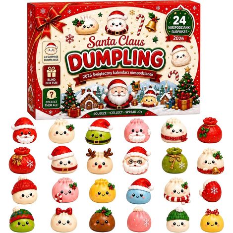 Calendrier de l'Avent Nol 24 Botes Surprises Dumplings,D (1/5)