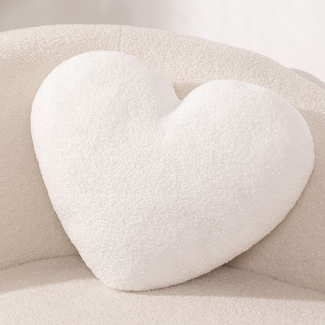 Filiyano-Coussin décoratif en forme de cœur, coussin moelleux et mignon pour la chambre, le salon et la décoration intérieure. Coussin décoratif (1/2)