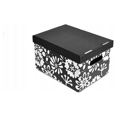 Série Altom Eko - Boîte de rangement décorative - 35 x 26 x 21 cm - Coloris variés - Avec couvercle (1/3)