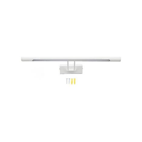 LED-Spiegelleuchte, 50 cm lang, verstellbarer Winkel, 5000 K weißes Licht, Lichtleiste für Badezimmer, Toilette, Küche, Schlafzimmer, 85–265 V