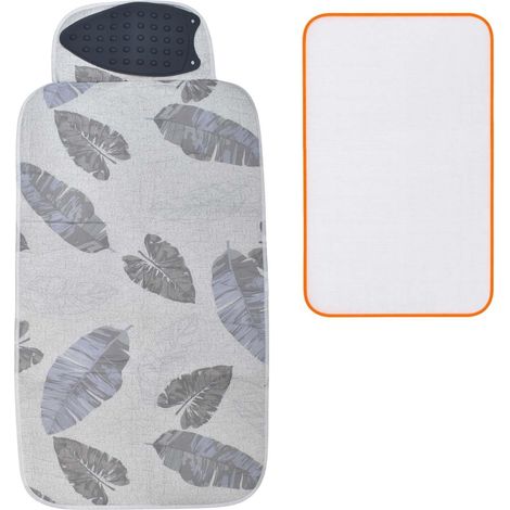 Tapis De Repassage,Petite Table A Repasser avec Repose-Fer,Pliable Coussin À Repasser pour Table,Résistant À La Chaleur/Vapeur, Lavable,pour Voyage Et Maison,84 × 48 Cm (1/5)