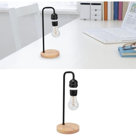 Lampe de bureau à lévitation magnétique, lampe de table LED à lévitation magnétique, lampe flottante, chargeur sans fil, décoration intérieure, cadeau d'affaires, norme australienne. (1/5)