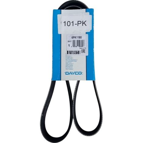 6pk1180 cinghia poly-v alternatore servizi marca dayco (1/5)