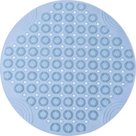 Rutschfeste Badematte, rundes Duschkissen aus Kunststoff, Massagekissen (1/3)