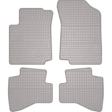 Alfombrillas de goma para coche: Peugeot 108 hatchback (2014-2022) - color gris. (1/5)