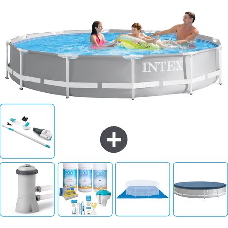 Prism Frame Pool Rund - 366x76 cm - 6-teilig S20563 (1/5)