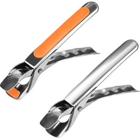 Mizh 2er-Set Edelstahl-Topfklemmen, Schüsselhalter, Tellerheber - Mizh 2er-Set Edelstahl-Topfklemmen, Schüsselhalter, Tellerheber (1/5)