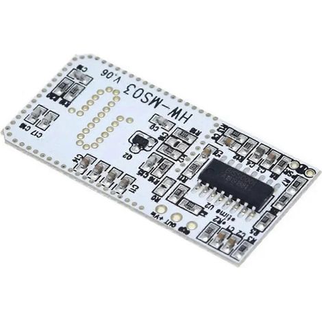 Capteur de mouvement haute performance - MS03 2,4 GHz à 5,8 GHz, radar à micro-ondes, module de détection de présence humaine PIR pour bricolage