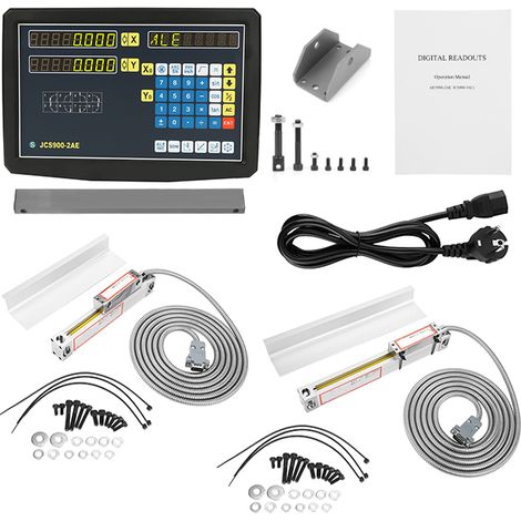 Échelle d'encodeur linéaire, échelle de performance fiable, précision de mesure élevée, installation facile pour les machines-outils de petite et moyenne taille
