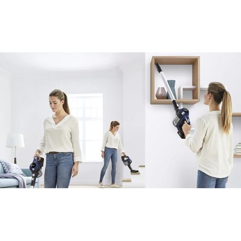 Bosch – Aspirateur balai sans fil 18V – Autonomie jusqu'à 40 min – Capacité bac 0,3L – Moteur TurboSpin silencieux 85 dB – Accessoires inclus - BCS611P4A