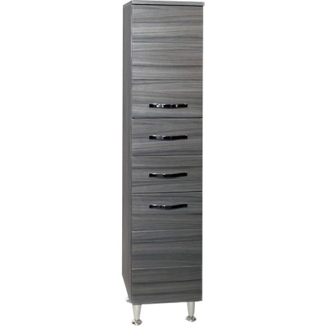 Meuble de salle de bain colonne mode'le Antonella cm33x33x160h couleur palissandre 2 portes et 2 tiroirs