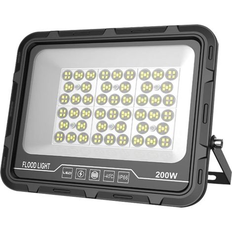 Projecteurs LED d'extérieur, Réflecteur Led 200W 300W, Projecteur Étanche, Lampe De Construction Puissante 600W, Projecteur De Rue, Projecteur Carré De Stade De Ferme pour cour, parking, patio, aire d (1/5)