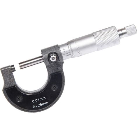 Outside Micrometer 0-25 mm, 0.01 mm Resolution (metric) (1/5)
