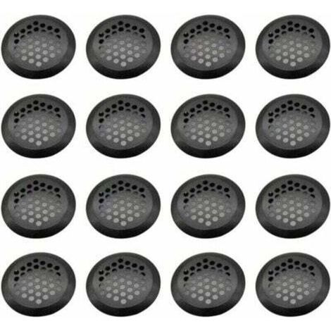 Grille Ventilation Inox Ronde, 16 Pièces Maille Trou D'aération, Acier Inoxydable Grille D'aération Trou, Grille D'évacuation Ventilation, pour Armoire Cuisine, Meubles, Armoire à Chaussures(3
