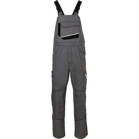 Latzhose Kübler ICONIQ cotton anthrazit/schwarz Gr. 52 (1/2)