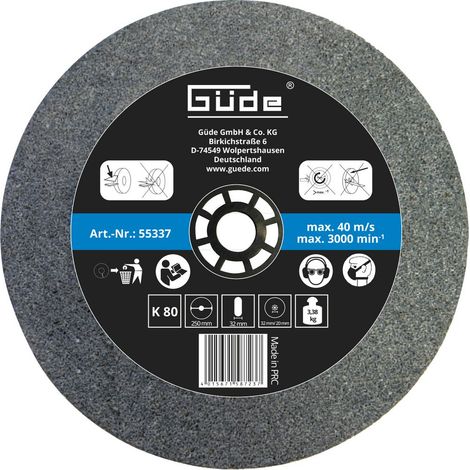Güde Schleifscheiben (125 bis 250 mm) versch Körnungen Doppelschleifer Schleifer