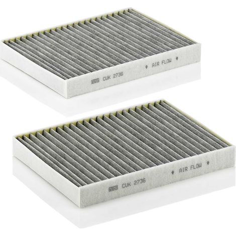 FILTRO DE HABITÁCULO MANN FILTER BMW E39 96- SET 2 CON CARBÓN ACTIVO