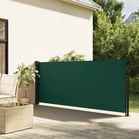 4004410 Auvent latéral rétractable vert foncé 120x500 cm (1/5)