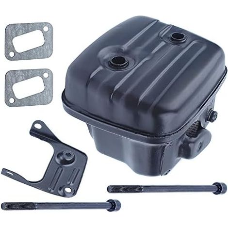 Silencieux d'échappement pour Husqvarna 340 345 346Xp 351 353 – Lot de 1 avec vis et joint – Compatible Jonsered 2150 2153 - 544028301
