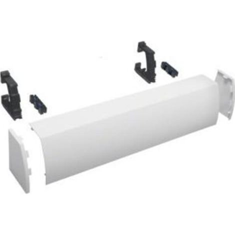 hager Kabelrangierkanal, 3-feldig, aufsteckbar, HxBxT 176 x 800 x 135mm, reinweiß