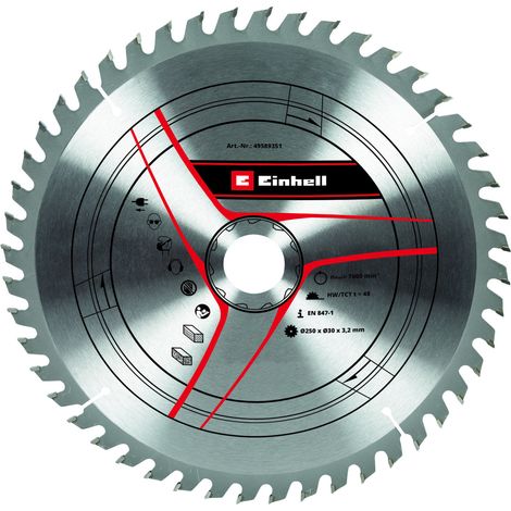 kwb by Einhell Sägebl. HM 250x30x3,2 Z48 Stat. Sägen-Zubehör Kreissägenzubehör (1/2)