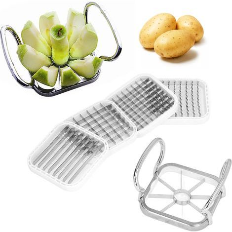 5-in-1 Stainless Steel Fruit Slicer - For Apples, Pears, Potatoes (1/5)