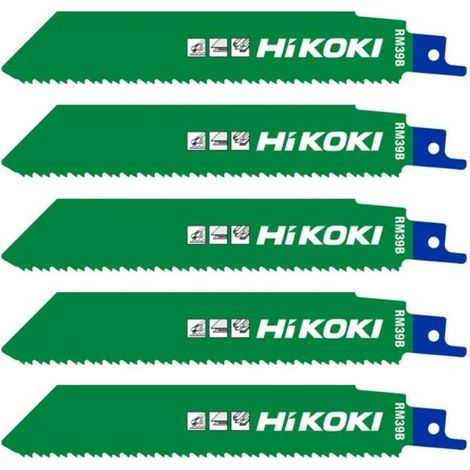 Lame per seghetto alternativo Hikoki RM39B S921CHF 150 mm, 5 pezzi.