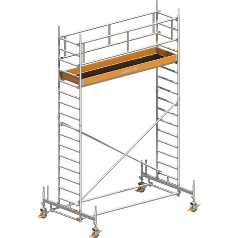 Layher Rollgerüst Uni Standard 5,35m AH (DIN EN 1004:2004) (1/4)