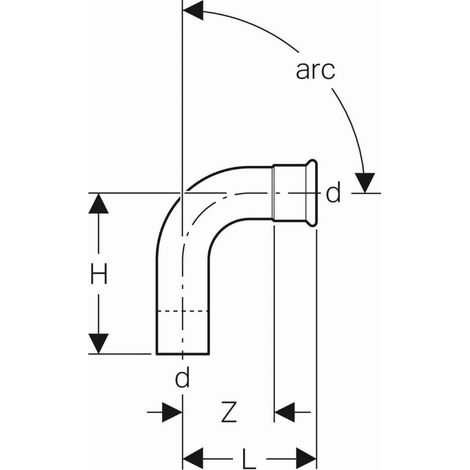CURVA 90° MF ACCIAIO DN50 ø54 23308 (1/2)