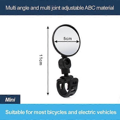 1 rétroviseur réglable pour vélo, rétroviseur de guidon, accessoire de vélo (1/5)