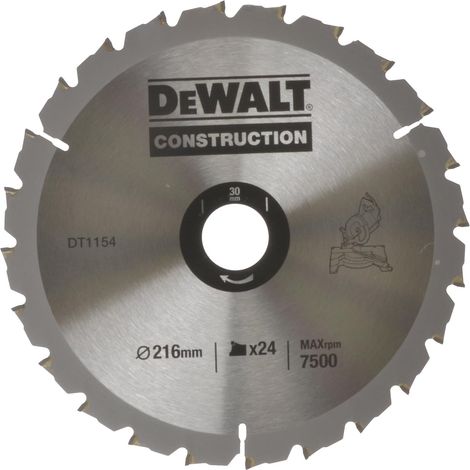 DeWALT DT1952-QZ lama de lama circolare 21,6 cm 1 pezzo(i)
