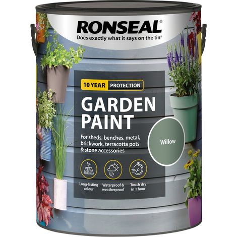 Ronseal Garden Paint - Willow - 5 Litre
