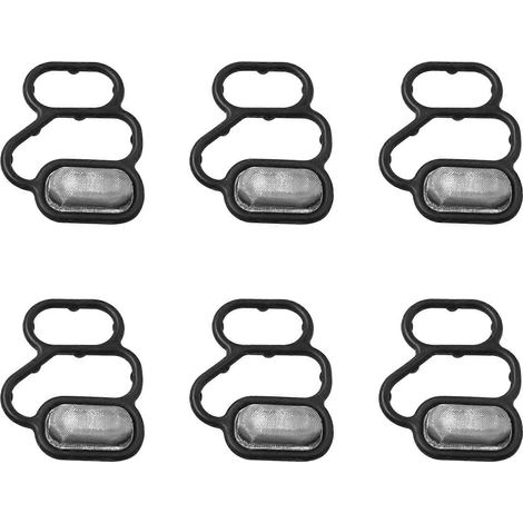 Lot de 6 joints d'électrovanne VTEC/joints de filtre d'électrovanne de calage variable compatibles avec les moteurs CR-Z et Fit City 15825-RB0-003 (1/5)