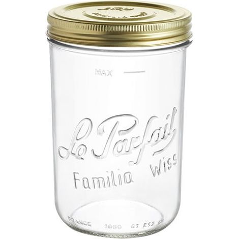 Terrine Le Parfait Familia Wiss 1000g Bocal En Verre Pour Stérilisation Et Conservation - Le Parfait (1/4)