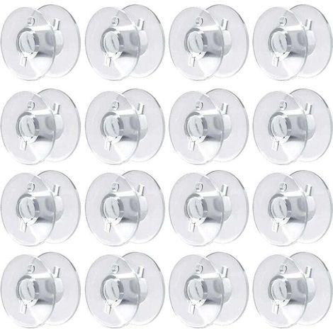 60 bobine per macchine da cucire, bobine di plastica per macchine da cucire, compatibili con Brother, Singer, Kenmore, Janome e la maggior parte delle altre macchine da cucire