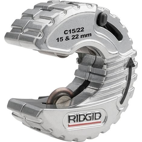 Ridgid – Copper cutter 15 & 22mm – 57018 – Quick-change feature – Spring-loaded cutter wheel for fast, straight cuts – Heavy-duty zinc die-cast housing (1/5)
