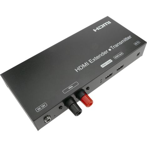 BeMatik - Extender Extender HDMI FullHD 1080p via un câble 2 fils à 3800 m. Module émetteur (1/5)