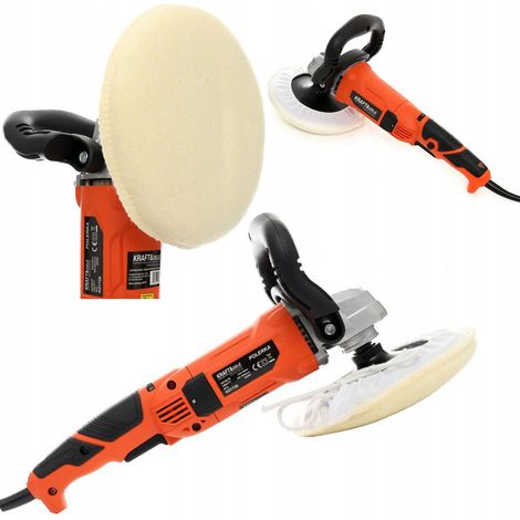 Polisseuse excentrique électrique pour voiture 230 V 2600 W 500-3800 tr/min (1/5)
