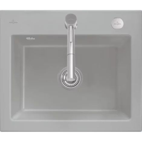 VB EB-SP Subway 60 S 600x510mm Exc-Garn. Spülbecken m.tig Keram. Fossil cplus (1/3)
