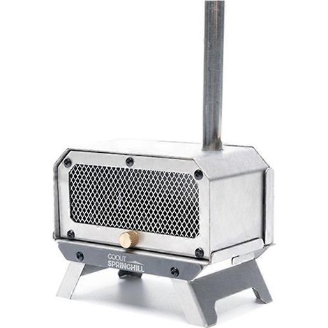 Brûleur d'encens de camping en plein air, mini réchaud à bois, réchaud de tente, pliable, portable, pour la maison ou la bureau, brûleur d'encens anti-moustiques (1/4)